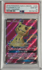 Mimikyu GX - 206/214 - Full Art Ultra Rare - PSA 10